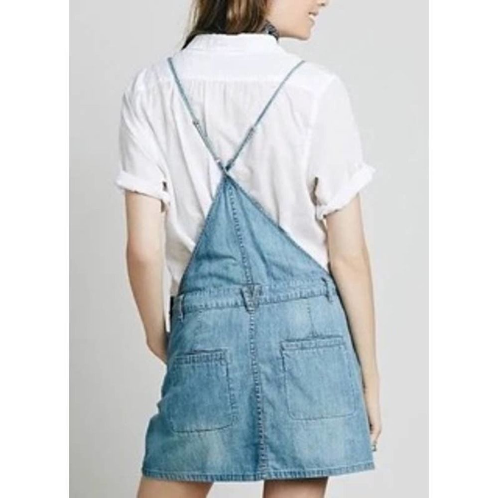 FREE PEOPLE SAVANNAH CHAMBRAY JUMPER - Picture 3 of 7